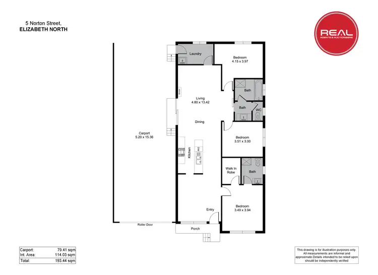 Floorplan of Homely house listing, 5 Norton Street, Elizabeth North SA 5113