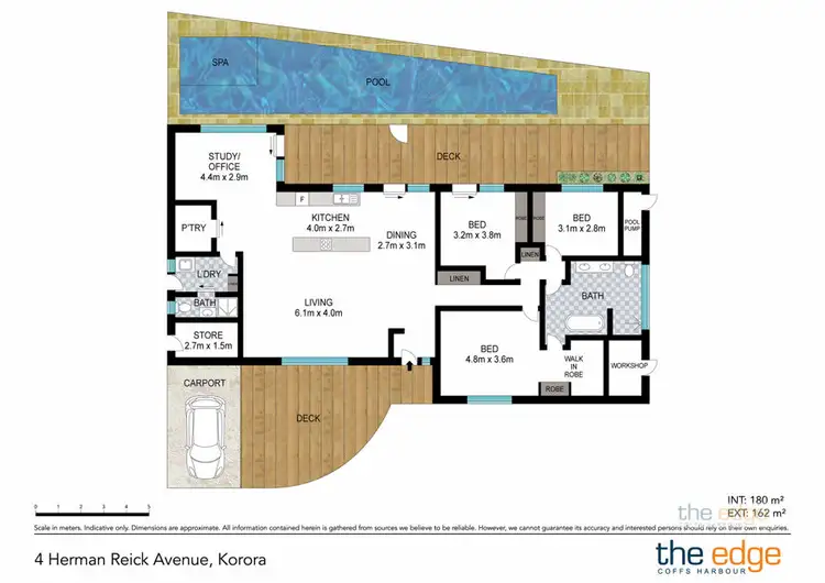 Floorplan of Homely house listing, 4 Herman Reick Avenue, Korora NSW 2450