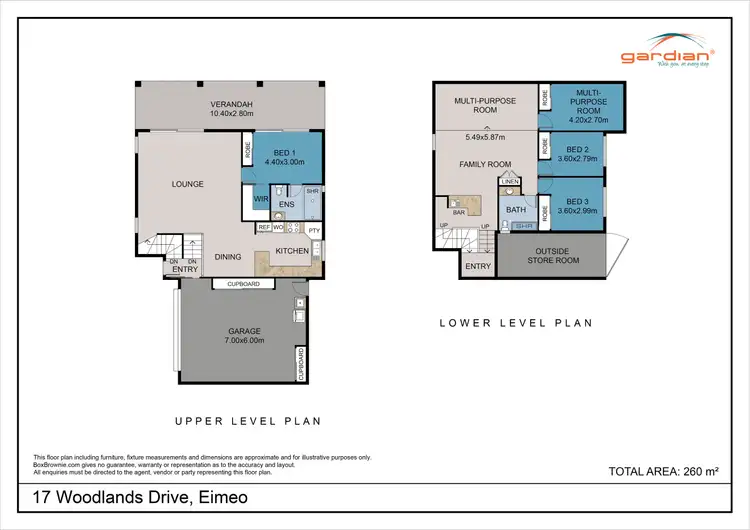 Floorplan of Homely house listing, 17 Woodlands Drive, Eimeo QLD 4740