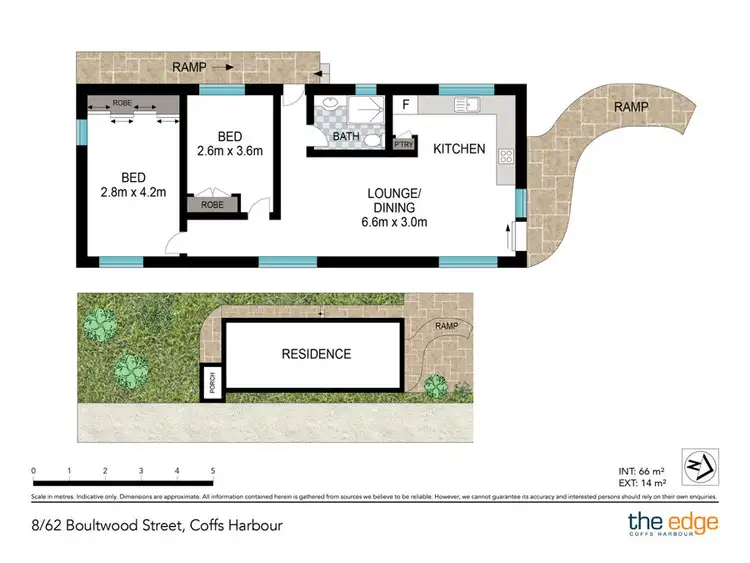 Floorplan of Homely unit listing, 8/62 Boultwood Street, Coffs Harbour NSW 2450
