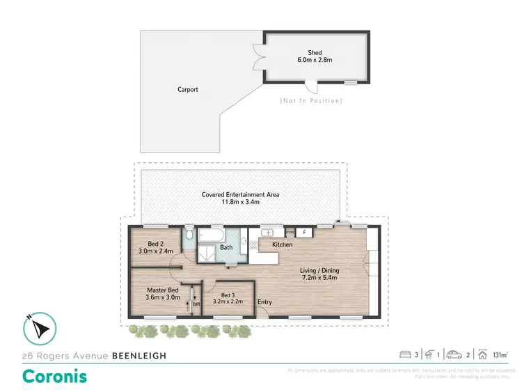 Floorplan of Homely house listing, 26 Rogers Avenue, Beenleigh QLD 4207