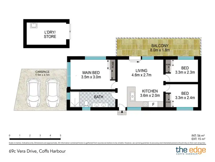 Floorplan of Homely villa listing, 69c Vera Drive, Coffs Harbour NSW 2450