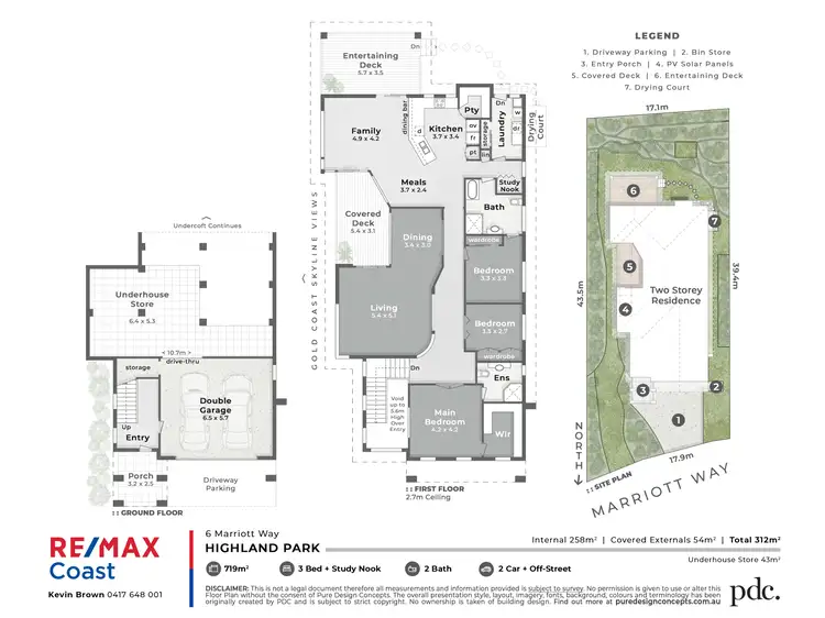 Floorplan of Homely house listing, 6 Marriott Way, Highland Park QLD 4211