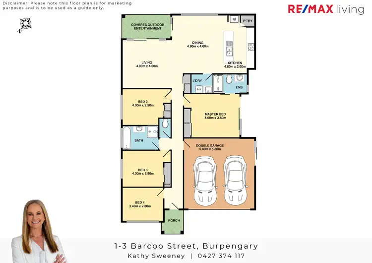 Floorplan of Homely house listing, 1-3 Barcoo Street, Burpengary QLD 4505