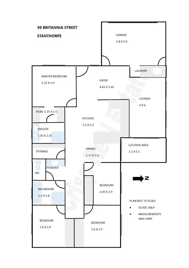 Floorplan of Homely house listing, 39 Britannia Street, Stanthorpe QLD 4380
