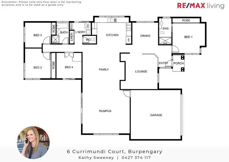 Floorplan of Homely house listing, 6 Currimundi Court, Burpengary QLD 4505