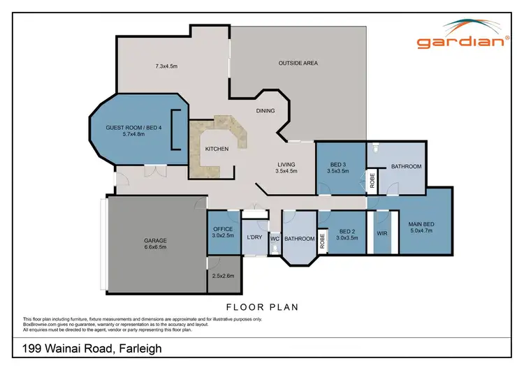 Floorplan of Homely house listing, 199 Wainai Road, Farleigh QLD 4741
