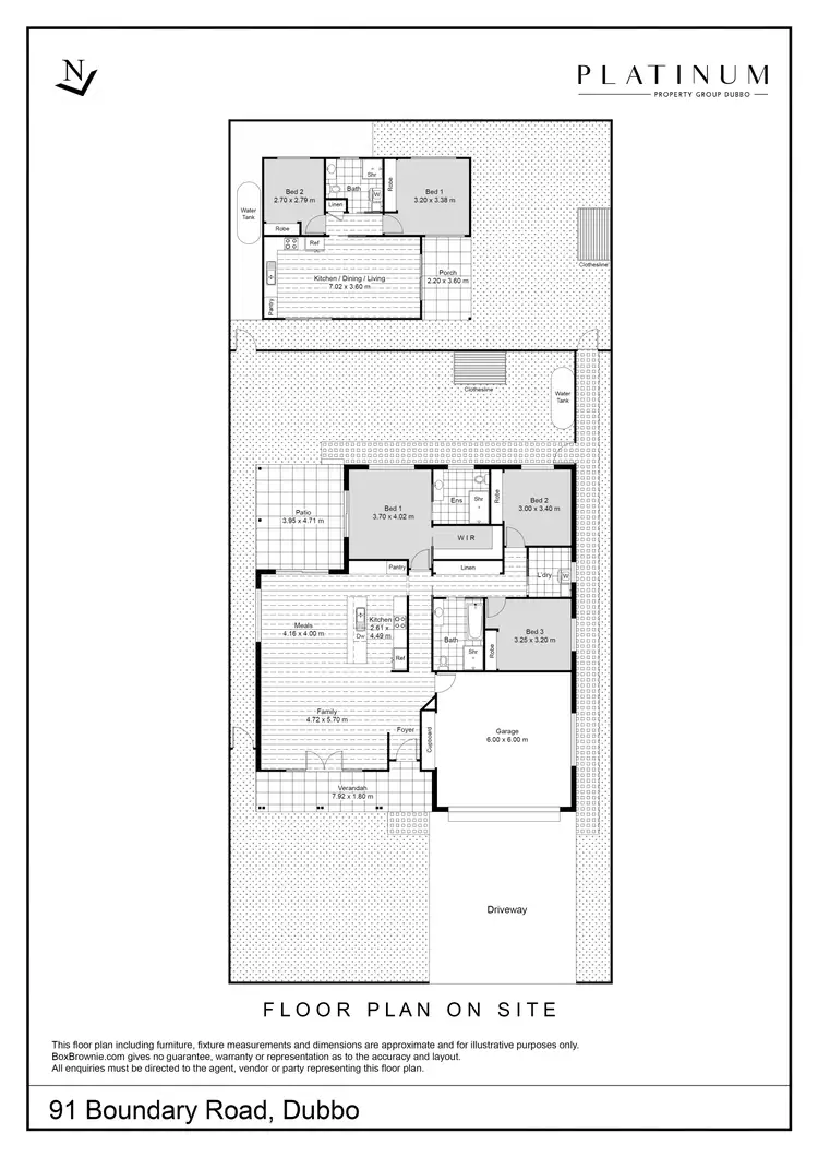 Floorplan of Homely house listing, 91 Boundary Road, Dubbo NSW 2830