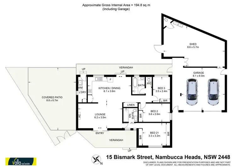 Floorplan of Homely house listing, 15 Bismark Street, Nambucca Heads NSW 2448