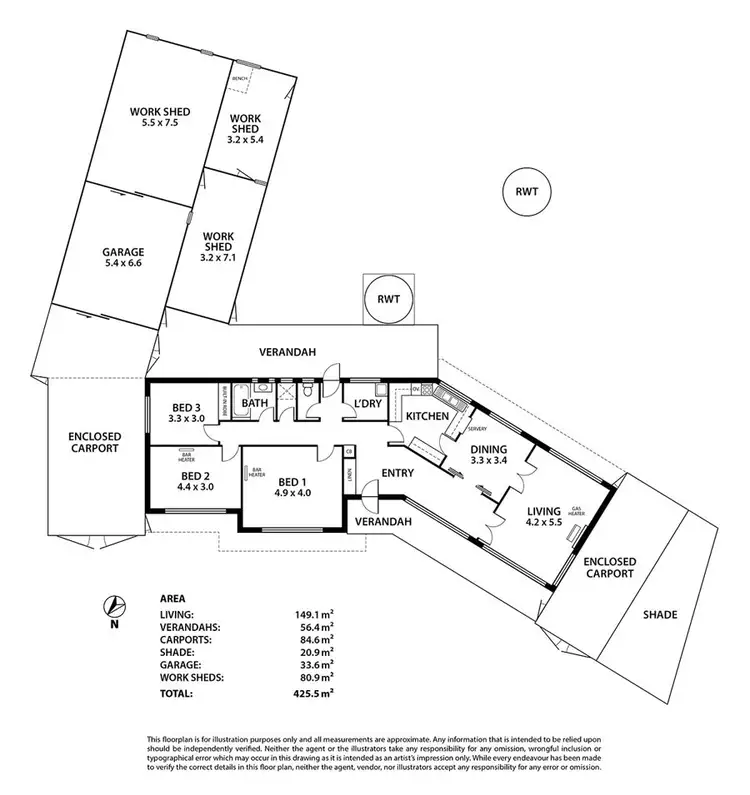 Floorplan of Homely house listing, 158-160 Adelaide Road, Murray Bridge SA 5253