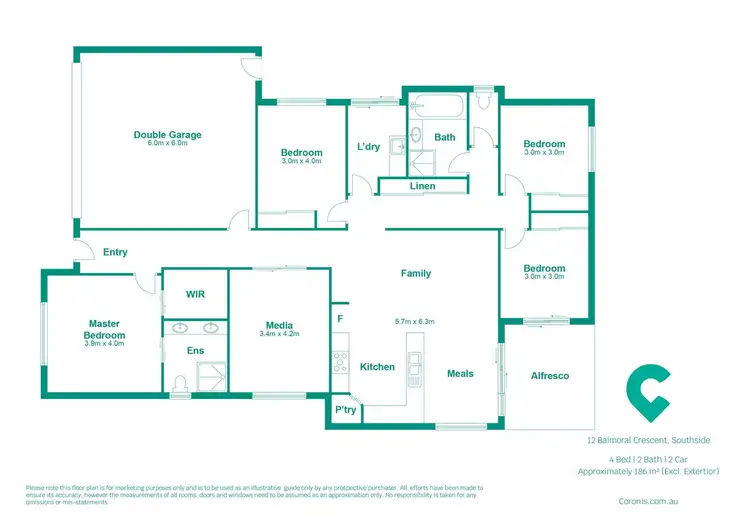 Floorplan of Homely house listing, 12 Balmoral Crescent, Southside QLD 4570