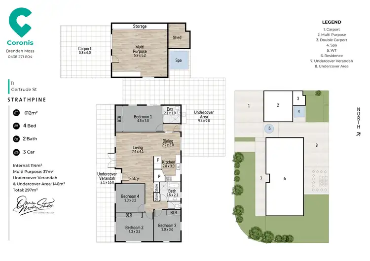 Floorplan of Homely house listing, 11 Gertrude Street, Strathpine QLD 4500