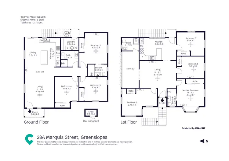 Floorplan of Homely house listing, 28 Marquis Street, Greenslopes QLD 4120