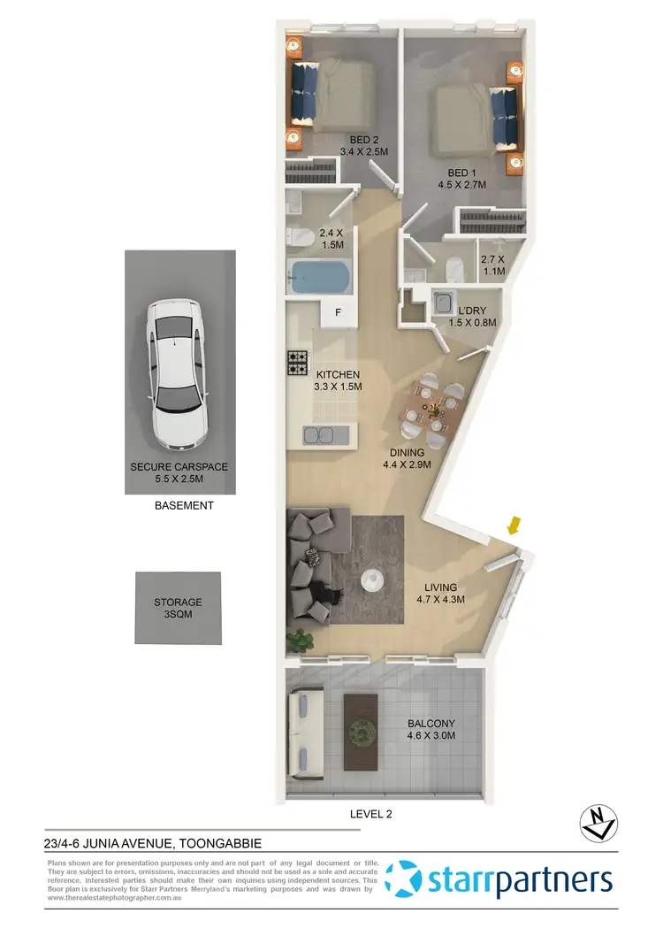 Floorplan of Homely unit listing, 23/4-6 Junia Avenue, Toongabbie NSW 2146
