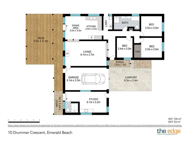 Floorplan of Homely house listing, 10 Drummer Crescent, Emerald Beach NSW 2456