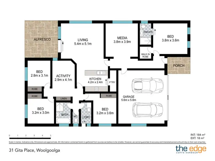 Floorplan of Homely house listing, 31 Gita Place, Woolgoolga NSW 2456