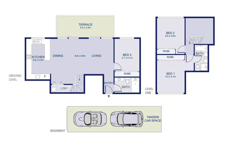 Floorplan of Homely unit listing, 41/120 Driftway Drive, Pemulwuy NSW 2145