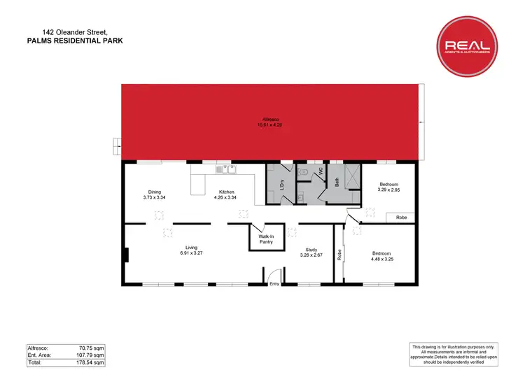 Floorplan of Homely retirement listing, 142/61 Supple Road, Waterloo Corner SA 5110