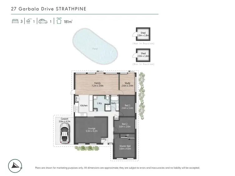 Floorplan of Homely house listing, 27 Garbala Drive, Strathpine QLD 4500