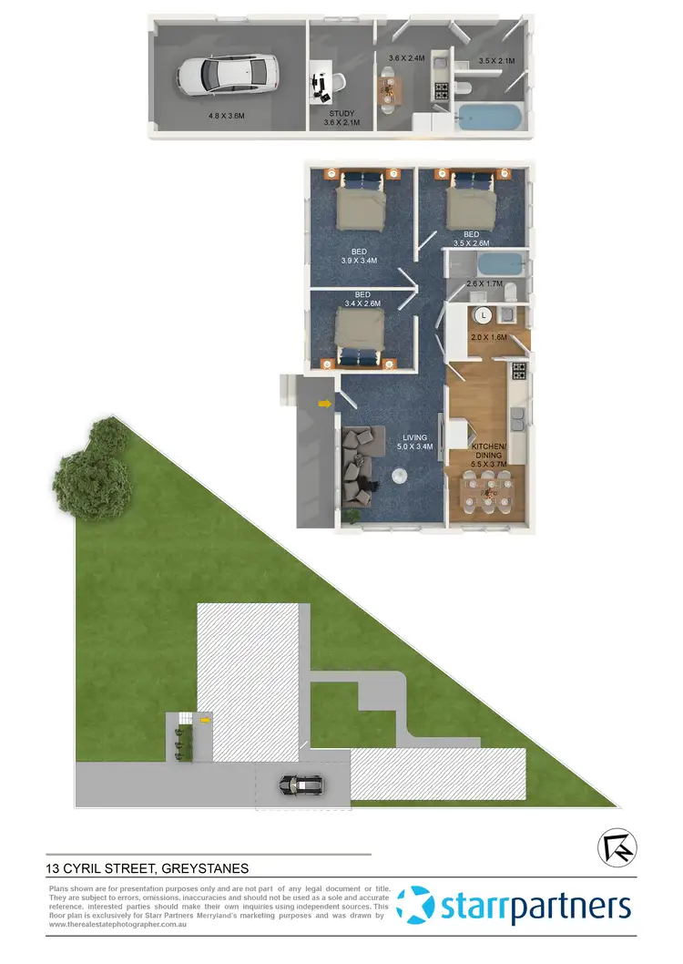 Floorplan of Homely house listing, 13 Cyril Street, Greystanes NSW 2145