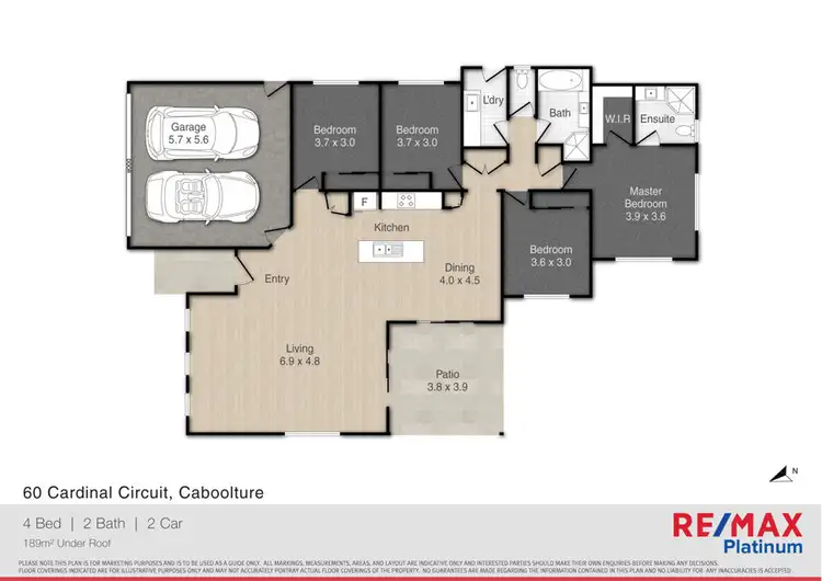 Floorplan of Homely house listing, 60 Cardinal Circuit, Caboolture QLD 4510