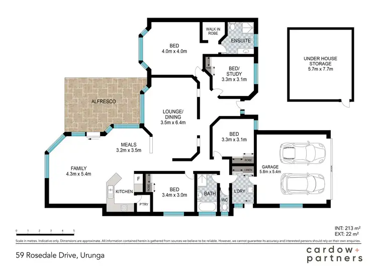 Floorplan of Homely house listing, 59 Rosedale Drive, Urunga NSW 2455