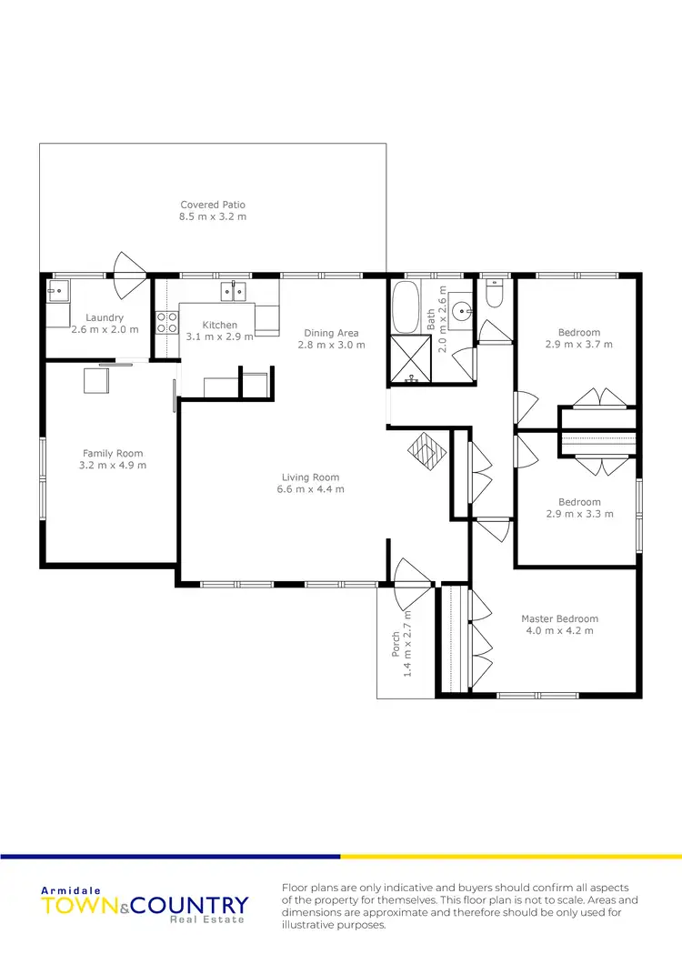 Floorplan of Homely house listing, 8 Sarah Place, Armidale NSW 2350