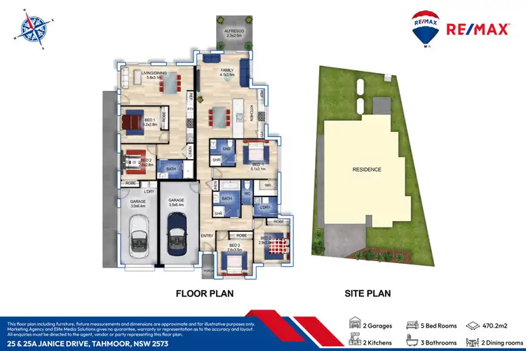 Floorplan of Homely house listing, 25 & 25A Janice Drive, Tahmoor NSW 2573