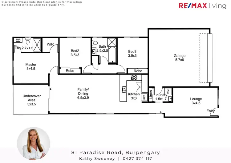 Floorplan of Homely house listing, 81 Paradise Road, Burpengary QLD 4505