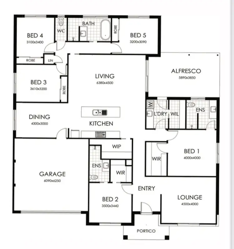 Floorplan of Homely house listing, 79 LINGIARI DRIVE, Lloyd NSW 2650