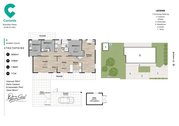 Floorplan of Homely house listing, 8 Avalon court, Strathpine QLD 4500