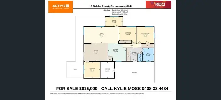 Floorplan of Homely house listing, 13 Balaka Street, Cannonvale QLD 4802