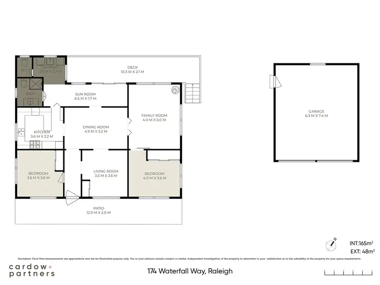 Floorplan of Homely house listing, 174 Waterfall Way, Raleigh NSW 2454