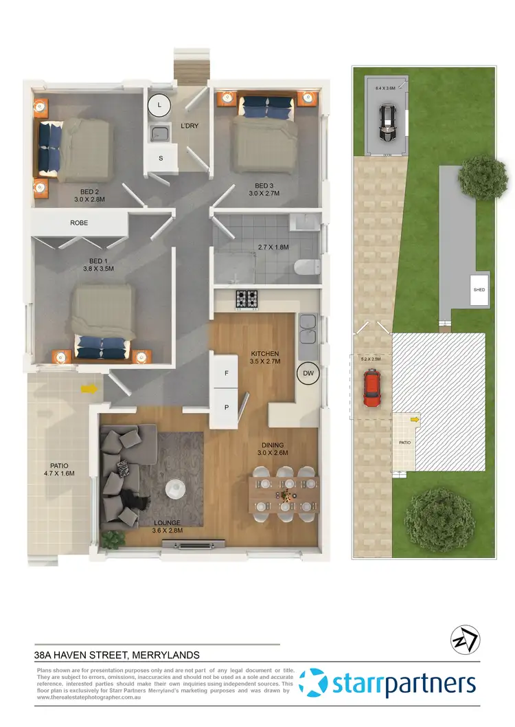 Floorplan of Homely house listing, 38a Haven Street, Merrylands NSW 2160