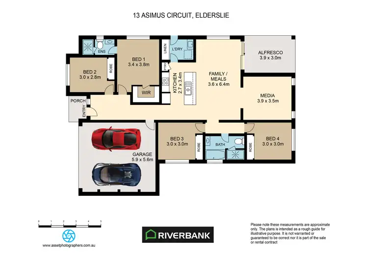 Floorplan of Homely house listing, 13 Asimus Circuit, Elderslie NSW 2570