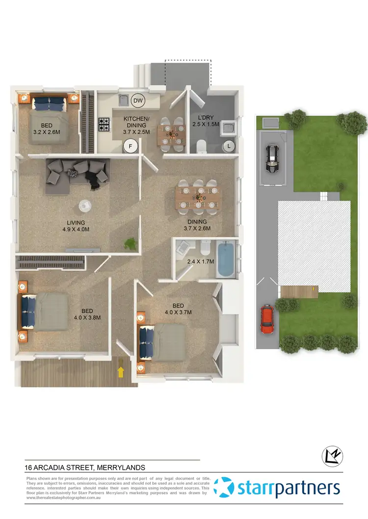 Floorplan of Homely house listing, 16 Arcadia Street, Merrylands NSW 2160