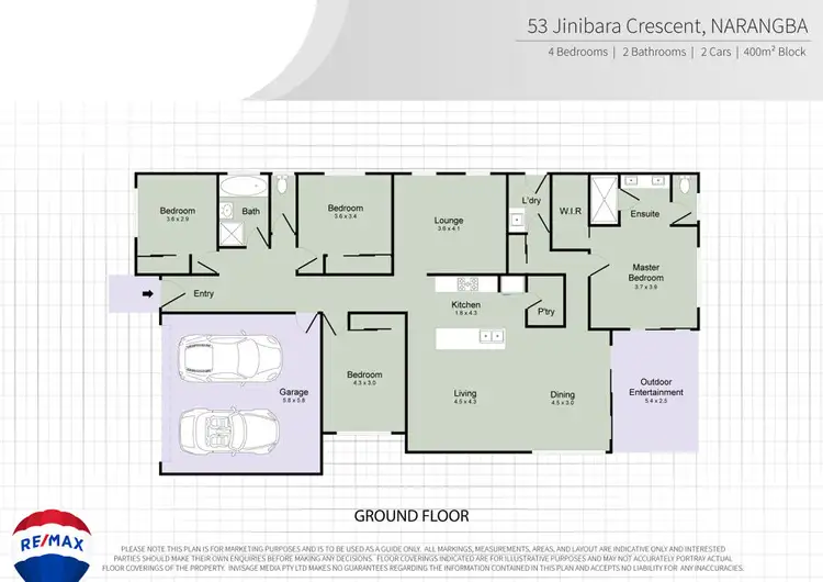 Floorplan of Homely house listing, 53 Jinibara Crescent, Narangba QLD 4504