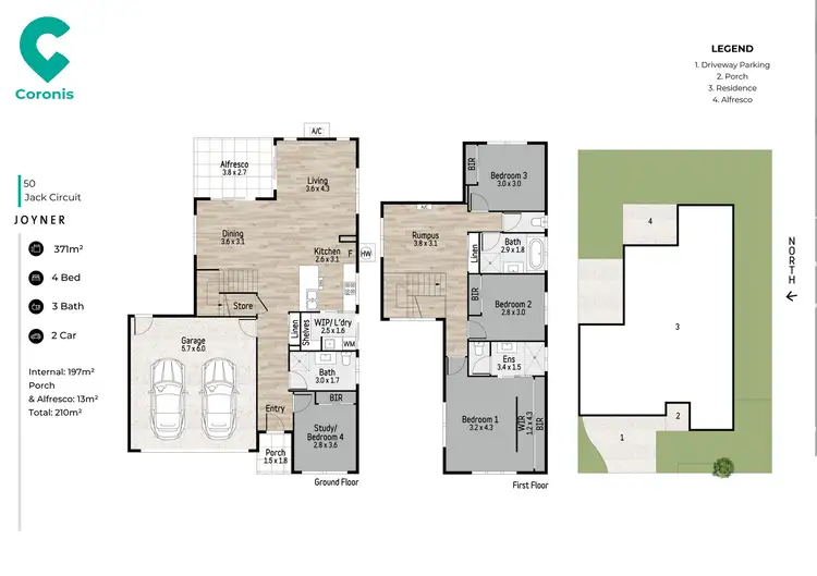 Floorplan of Homely house listing, 50 Jack Circuit, Joyner QLD 4500