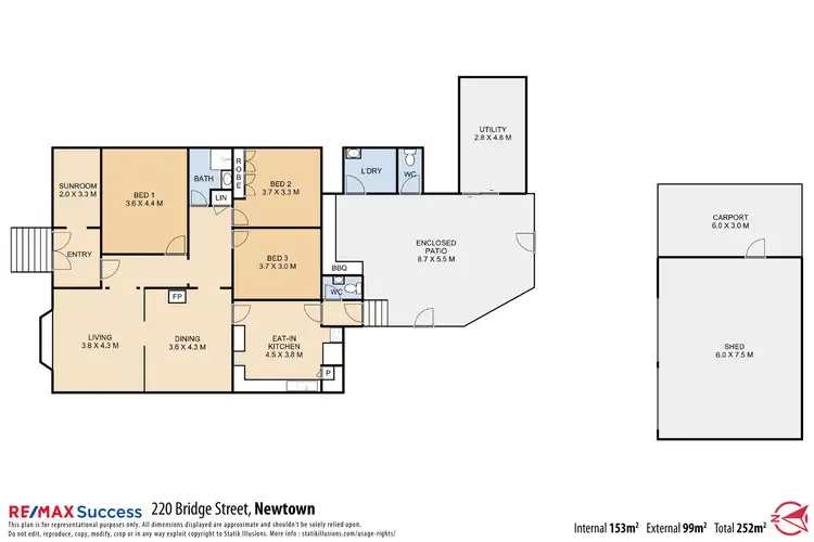 Floorplan of Homely house listing, 220 Bridge Street, Newtown QLD 4350