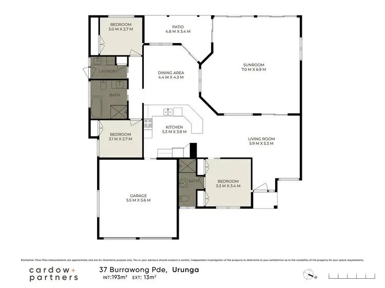 Floorplan of Homely house listing, 37 Burrawong Parade, Urunga NSW 2455