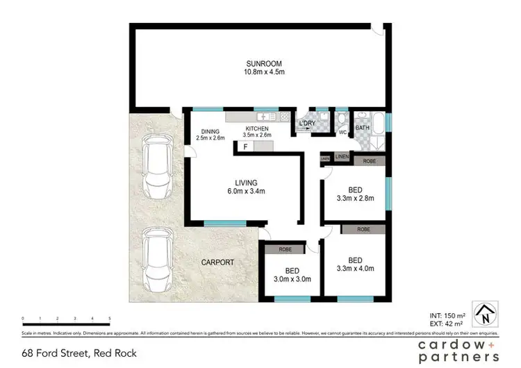 Floorplan of Homely house listing, 68 Ford Street, Red Rock NSW 2456