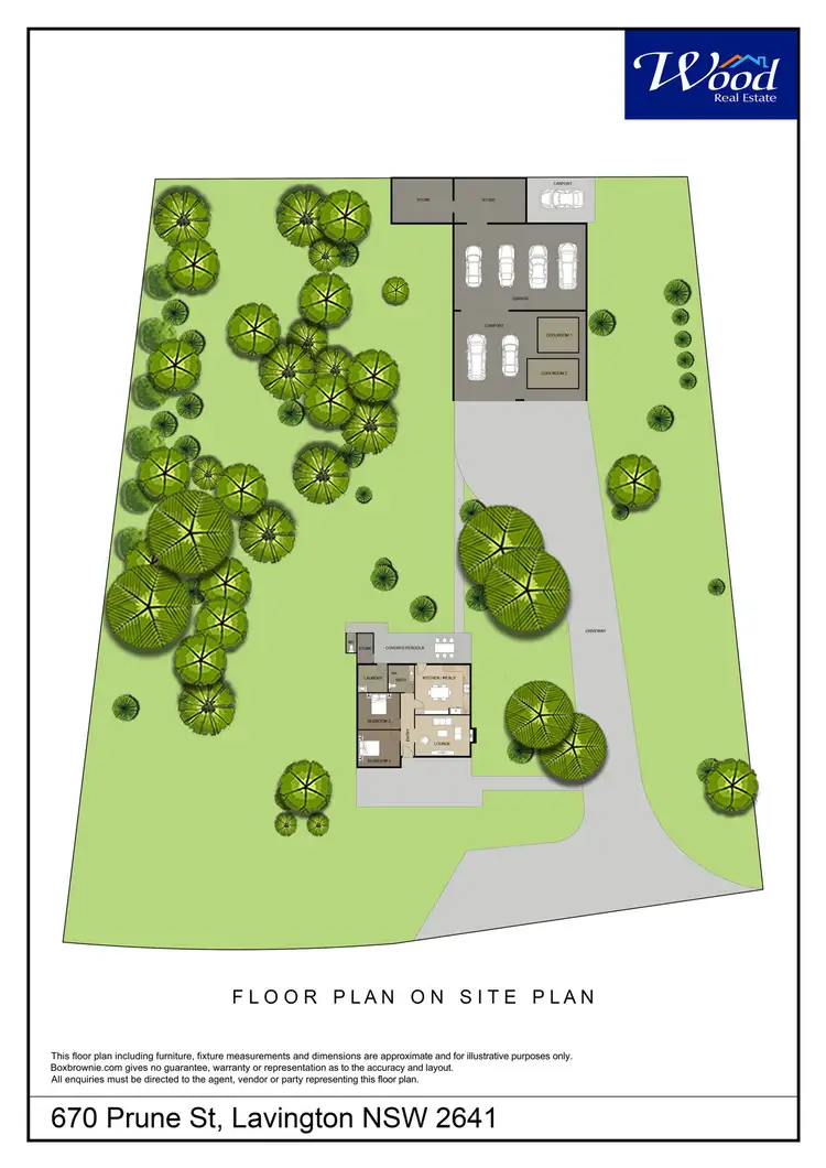 Floorplan of Homely house listing, 670 Prune Street, Springdale Heights NSW 2641