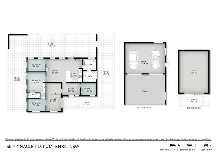 Floorplan of Homely rural property listing, 136 Pinnacle Road, Pumpenbil NSW 2484