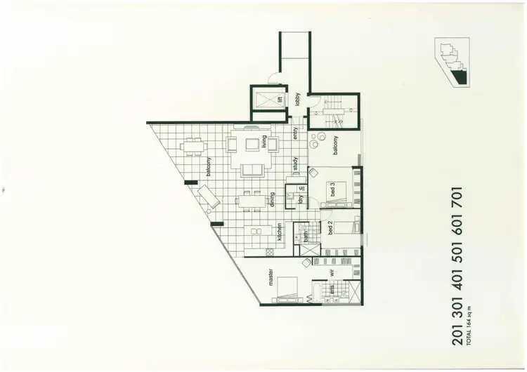Floorplan of Homely apartment listing, 501/2 Nelson Street, Mackay QLD 4740