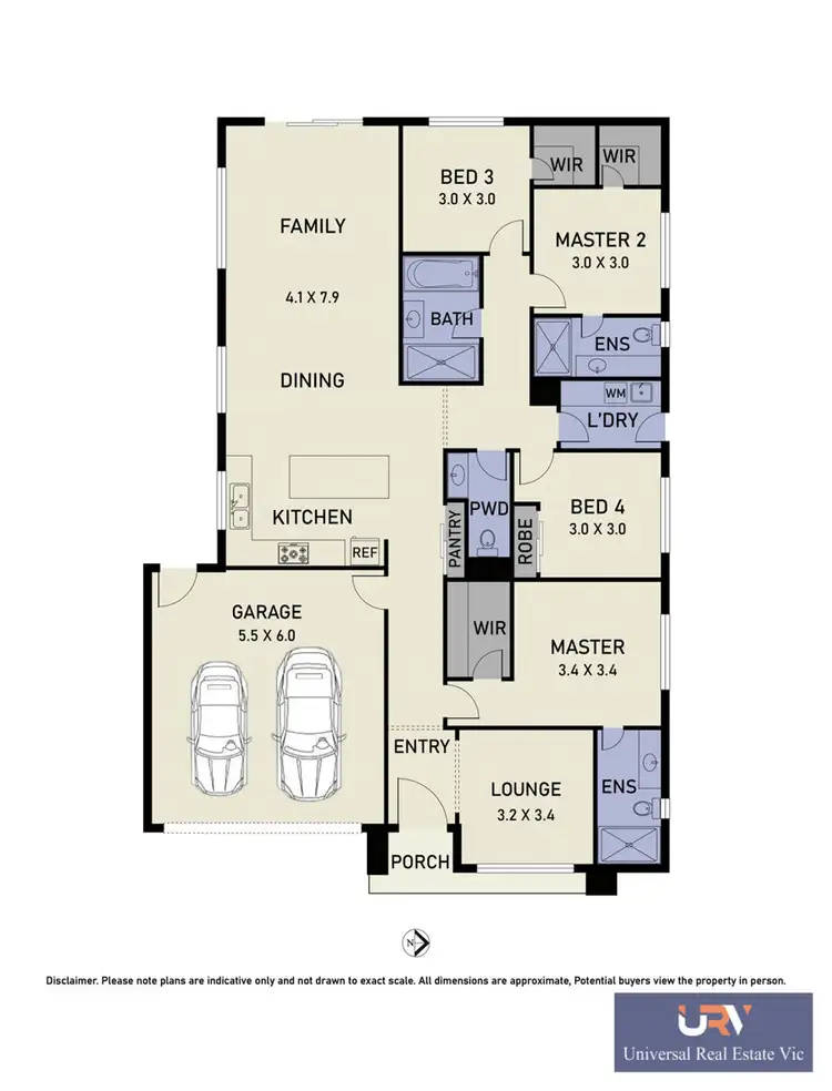 Floorplan of Homely house listing, 15 Commonwealth Circuit, Donnybrook VIC 3064