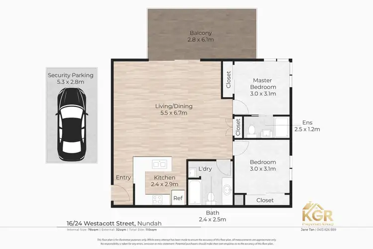 Floorplan of Homely apartment listing, 16/24 WESTACOTT ST, Nundah QLD 4012