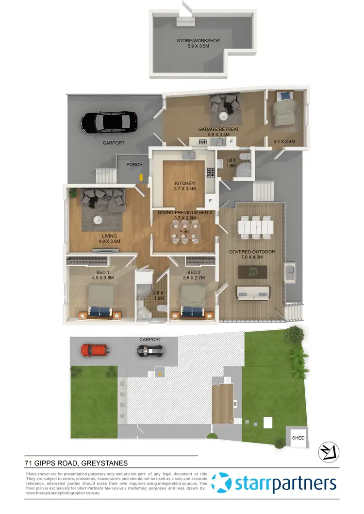 Floorplan of Homely house listing, 71 Gipps Road, Greystanes NSW 2145