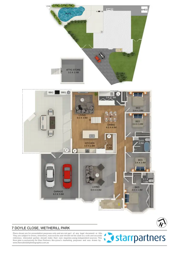 Floorplan of Homely house listing, 7 Doyle Close, Wetherill Park NSW 2164