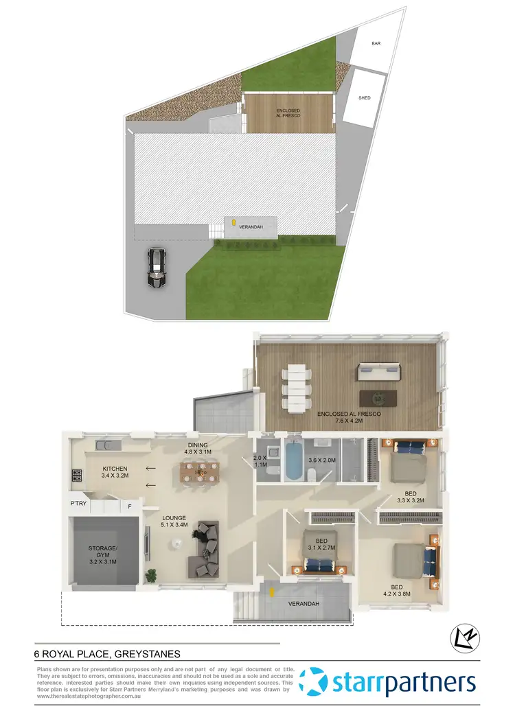 Floorplan of Homely house listing, 6 Royal Place, Greystanes NSW 2145