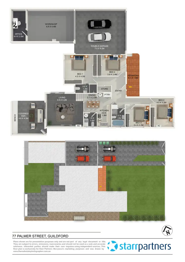 Floorplan of Homely house listing, 77 Palmer Street, Guildford NSW 2161
